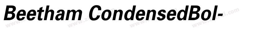 Beetham CondensedBol字体转换